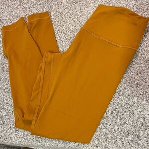 LULULEMON Align Leggings Mustard - Size 10